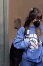 DAKOTA JOHNSON Out in Rome 10/28/2021