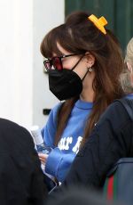 DAKOTA JOHNSON Out in Rome 10/28/2021