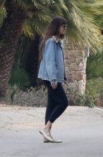 DAKOTA JOHNSON Out with Her Dog in Malibu 10/30/2021