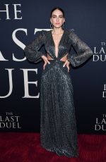DANIELA BOTERO at The Last Duel Premierein New York 10/09/2021