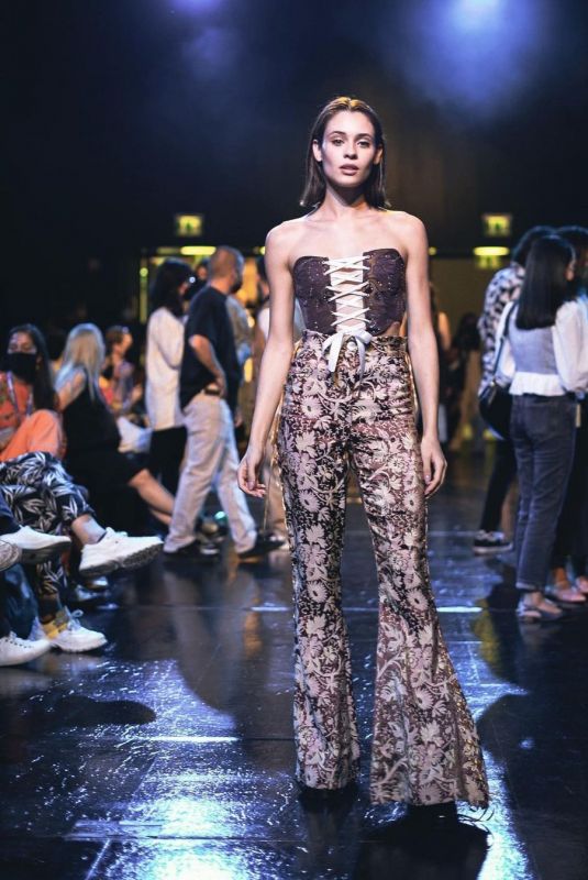 DANIELA MELCHIOR at an Fashion Show at Lisbon Fashion Week 10/08/2021