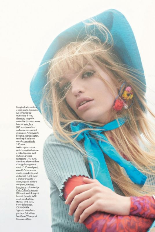 DAPHNE GROENEVEL for Elle Magazine, Italy June 2021