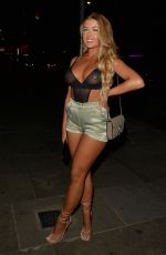 DEMI JONES and JESS and EVE GALE Night Out in London 10/16/2021