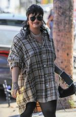 DEMI LOVATO and PARIS HILTON on the Set of Their New Show in West Hollywood 10/13/2021