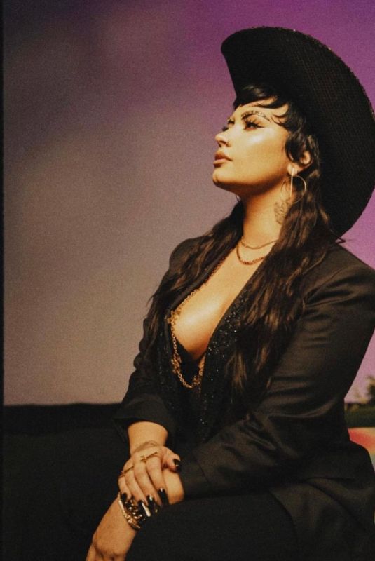 DEMI LOVATO for Melon Cake Video Photoshoot, 2021