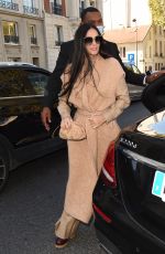 DEMI MOORE Arrives at Chloe Show at Paris Fashion Week 09/30/2021