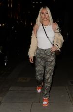 DEMI SIMS Arrives at Tape Nightclub in London 10/23/2021
