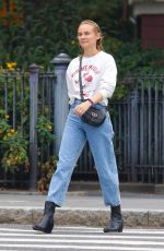 DIANE KRUGER in Denim Out in New York 10/14/2021