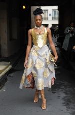 DIDI-STONE OLOMIDE Arrives at Vivienne Westwood Show at Paris Fashion Week 10/02/2021