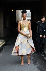 DIDI-STONE OLOMIDE Arrives at Vivienne Westwood Show at Paris Fashion Week 10/02/2021
