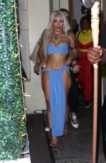DOJA CAT Leaves Her Atlantis-themed Birthday Party at Delilah in West Hollywood 10/20/2021