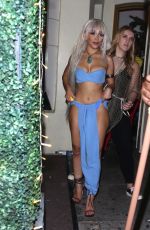 DOJA CAT Leaves Her Atlantis-themed Birthday Party at Delilah in West Hollywood 10/20/2021