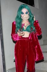 DOVE CAMERON Leaves a Halloween Party in Hollywood 10/30/2021