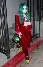 DOVE CAMERON Leaves a Halloween Party in Hollywood 10/30/2021