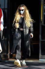 DOVE CAMERON Out for Iced Coffee in New York 10/07/2021