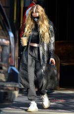 DOVE CAMERON Out for Iced Coffee in New York 10/07/2021
