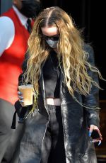 DOVE CAMERON Out for Iced Coffee in New York 10/07/2021