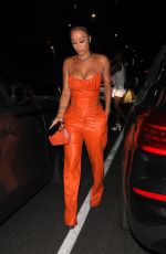 DRAYA MICHELE Out for Dinner at TAO in West Hollywood 10/14/2021