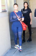 DRAYA MICHELE Out with a Friend in Beverly Hills 10/27/2021