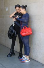 DRAYA MICHELE Out with a Friend in Beverly Hills 10/27/2021