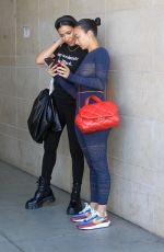 DRAYA MICHELE Out with a Friend in Beverly Hills 10/27/2021