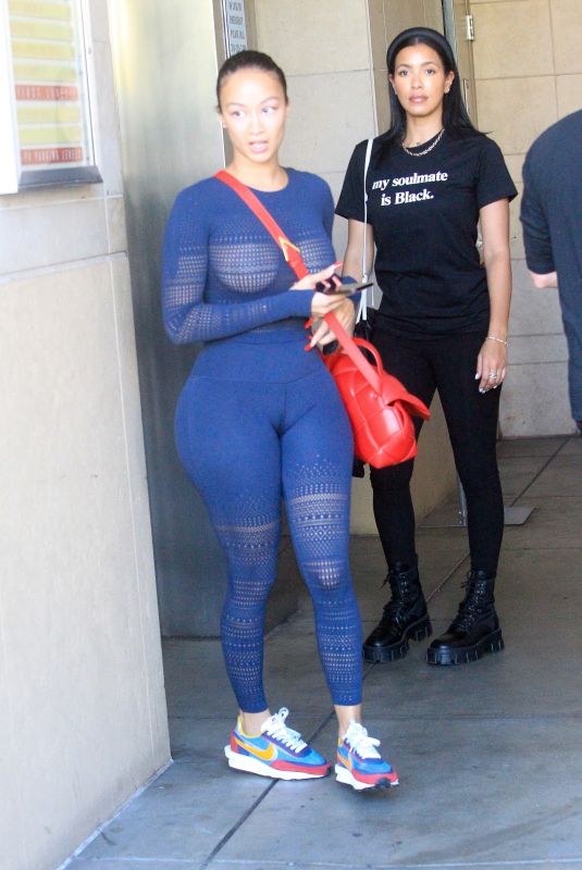 DRAYA MICHELE Out with a Friend in Beverly Hills 10/27/2021