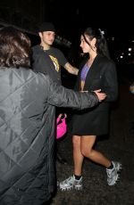 DUA LIPA and Anwar Hadid at Iranian restaurant Berenjak! in London 10/28/2021