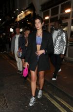 DUA LIPA and Anwar Hadid at Iranian restaurant Berenjak! in London 10/28/2021