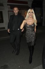 DUA LIPA and DONATELLA VERSACE Arrives at Versace x Frieze Event at Toklas Restaurant in London 10/15/2021