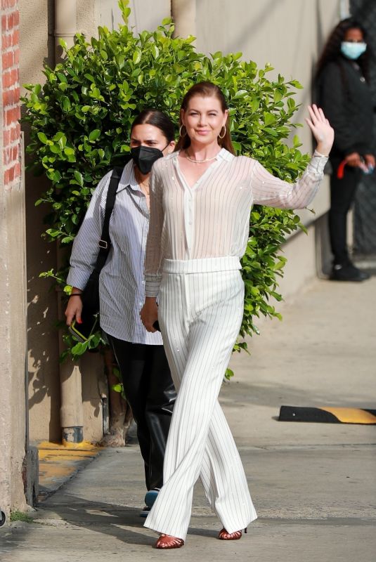 ELLEN POMPEO Arrives at El Capitan Entertainment Centre in Hollywood 10/07/2021