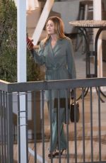 ELLEN POMPEO on the Set of Grey