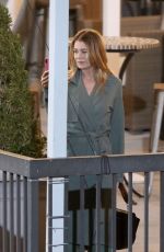 ELLEN POMPEO on the Set of Grey