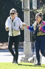 ELLEN POMPEO Out Hiking with a Friend in Los Angeles 10/10/2021