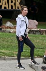 ELLEN POMPEO Out Hiking with a Friend in Los Feliz 10/06/2021