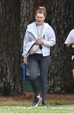 ELLEN POMPEO Out Hiking with a Friend in Los Feliz 10/06/2021