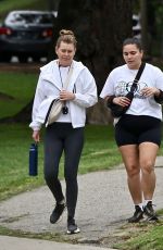 ELLEN POMPEO Out Hiking with a Friend in Los Feliz 10/06/2021