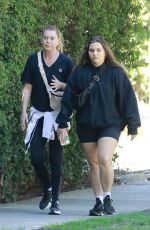 ELLEN POMPEO Out Hiking with a Friend in Los Feliz 10/27/2021