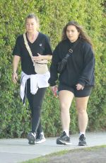 ELLEN POMPEO Out Hiking with a Friend in Los Feliz 10/27/2021