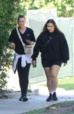 ELLEN POMPEO Out Hiking with a Friend in Los Feliz 10/27/2021