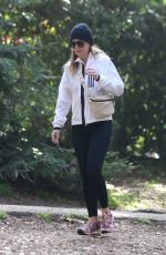ELLEN POMPEO Out Hikinig at Griffith Park in Los Feliz 10/30/2021