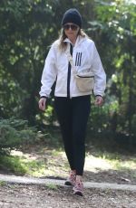 ELLEN POMPEO Out Hikinig at Griffith Park in Los Feliz 10/30/2021