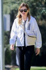 ELLEN POMPEO Out Hikinig Near Her Home in Los Feliz 10/09/2021
