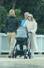 ELSA HOSK and Tom Daly Out Out with Her Family in Pasadena 10/23/2021