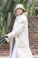ELSA HOSK and Tom Daly Out Out with Her Family in Pasadena 10/23/2021
