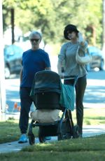 ELSA HOSK Out with Her Father and Daughter Tulukki in Pasadena 10/15/2021