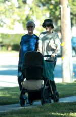 ELSA HOSK Out with Her Father and Daughter Tulukki in Pasadena 10/15/2021