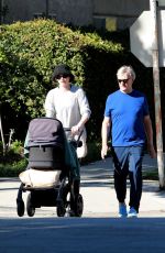 ELSA HOSK Out with Her Father and Daughter Tulukki in Pasadena 10/15/2021