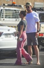 ELSA PATAKY and Chris Hemsworth Out Shopping in Byron Bay 09/14/2021
