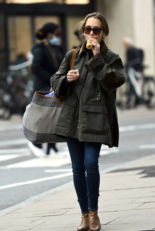 EMILIA CLAREK Out Shopping in London 10/26/2021