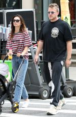 EMILY RATAJKOWSKI and Sebastian Bear McClard After Breakfast at Bluestone Lane in New York 10/03/2021